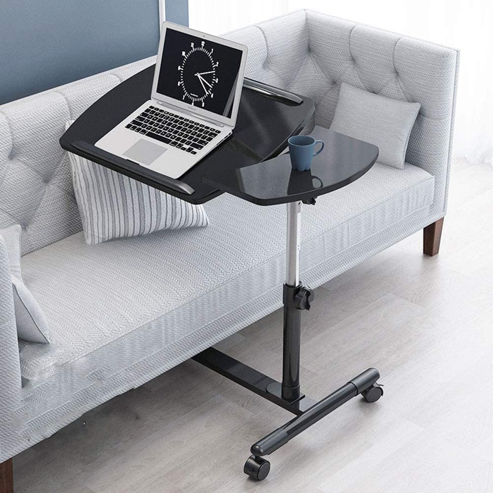 Adjustable Heavy-Duty or Medical Tilt-Top Overbed Table