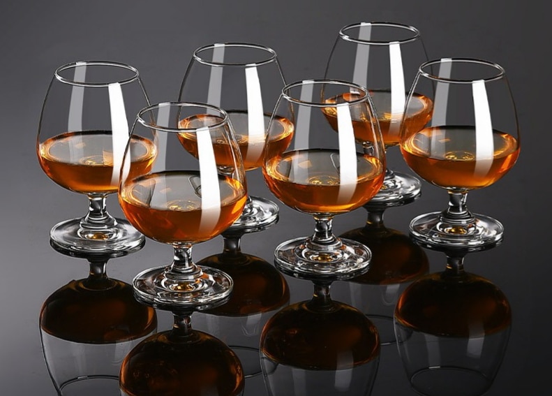 6 Pcs Cognac Glasses – Decor Finity