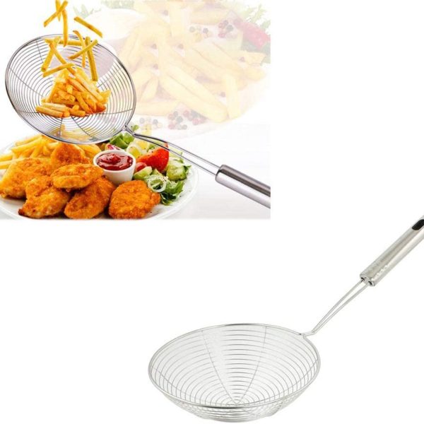 Stainless Steel Deep Frying  Spoon