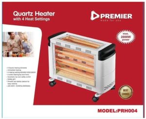 Quartz Heater with 4 heat settings @6,500