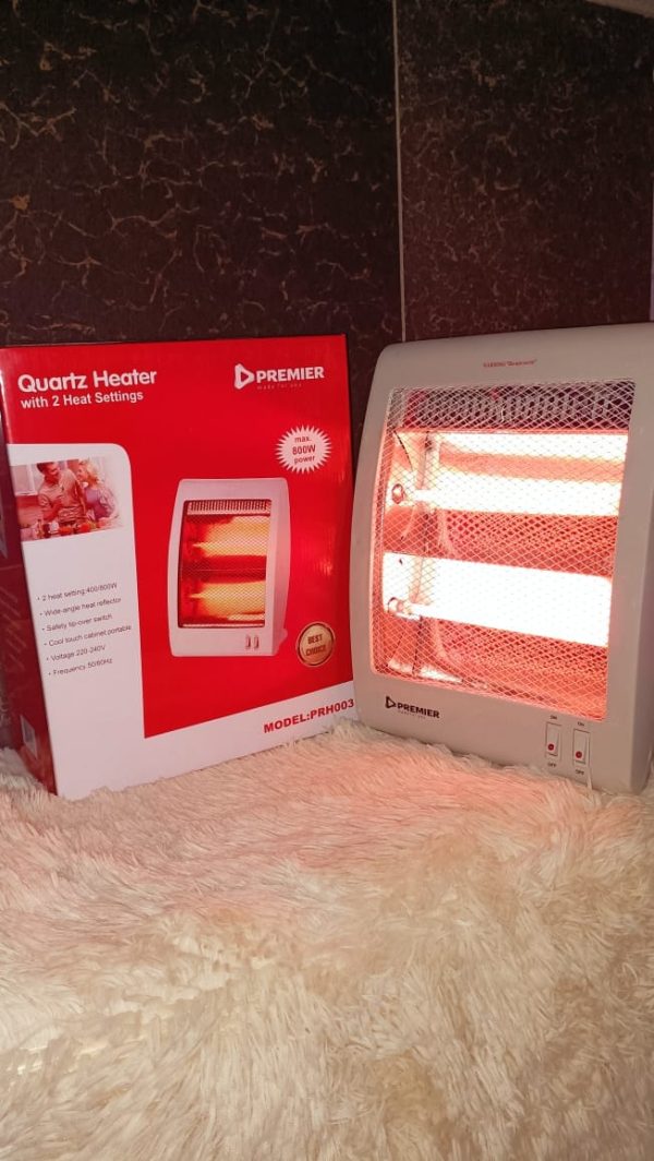 Premier Quartz Portable Electric Room Heater/ Warmer