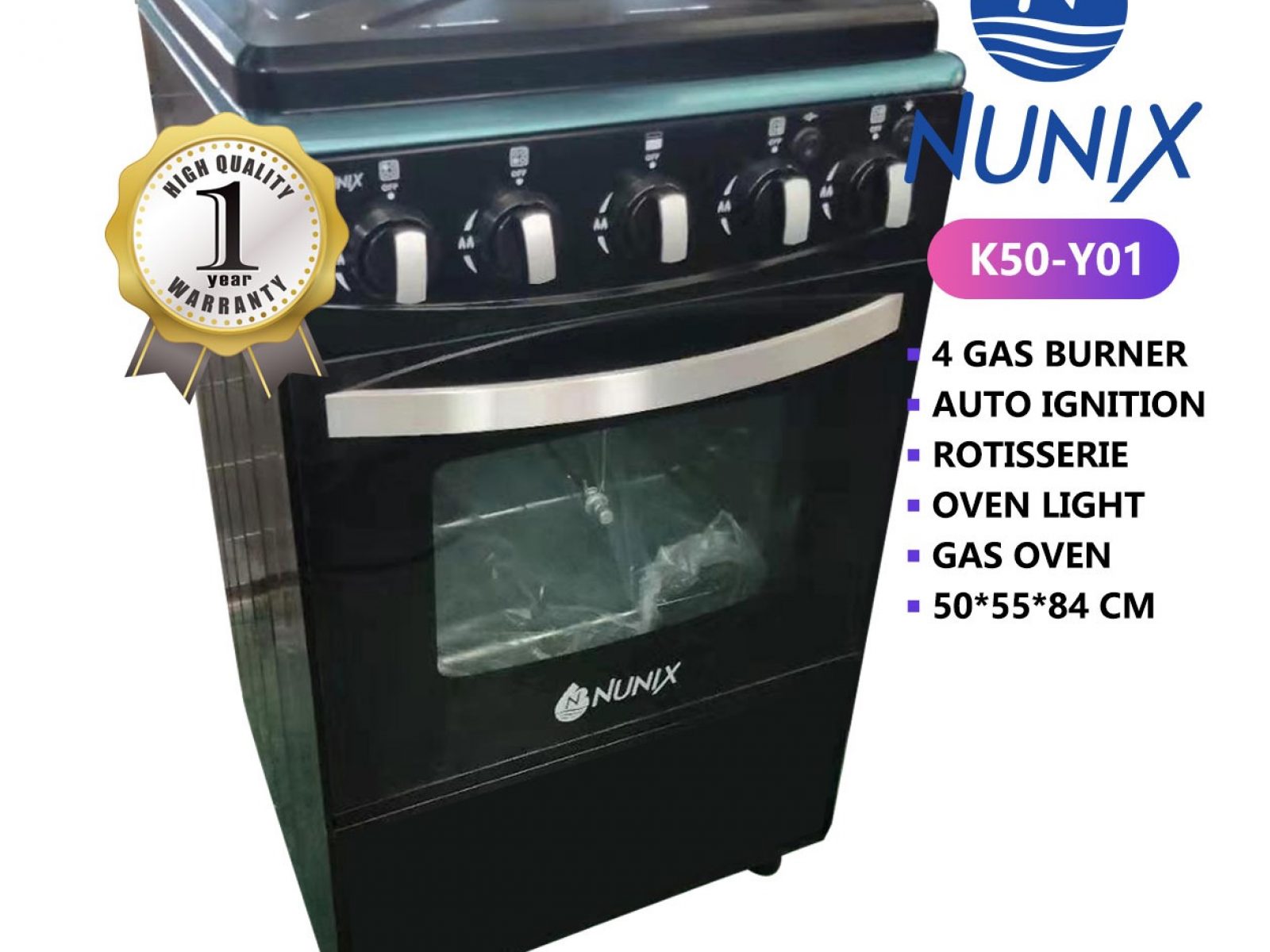 Nunix 4 burner with oven2